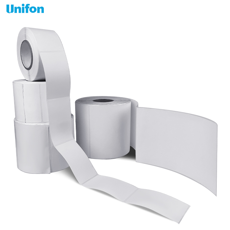 Самоклеящиеся 4x6 прямые термонаклейки, бумажные этикетки, пустая термонаклейка для доставки