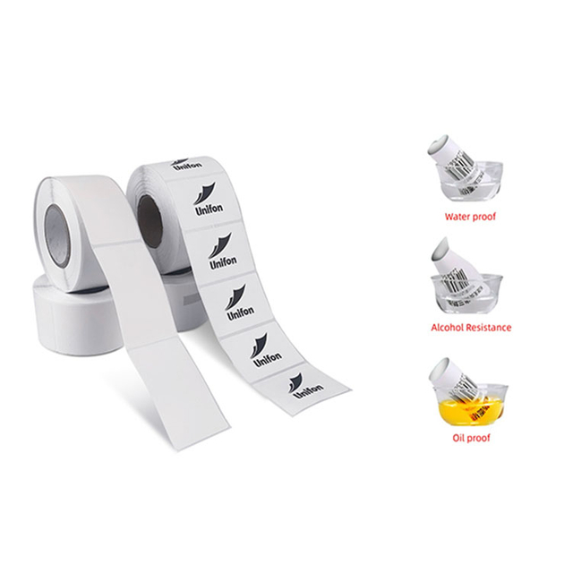 Водонепроницаемая термоэтикетка 4x6, термоклеевая бумажная наклейка для накладных, рулон термоэтикеток
