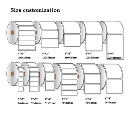Клейкая бумага, термонаклейки на заказ, рулон, прямая термопечать, этикетки 4x6, 100x150, транспортировочные этикетки, рулон этикеток со штрих-кодом