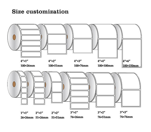 Клейкая бумага, термонаклейки на заказ, рулон, этикетки для прямой термопечати, 100x150, транспортировочные этикетки, рулон этикеток со штрих-кодом